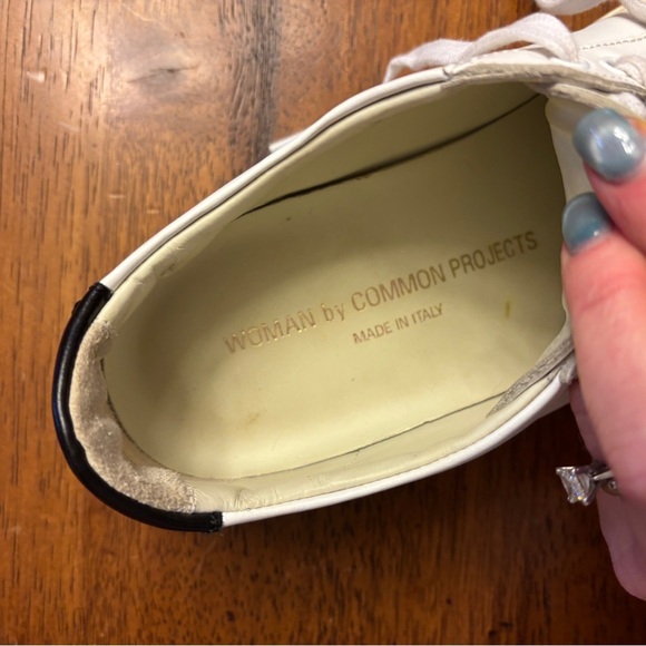 Women’s common project high quality leather sneakers. Worn twice size 39 - Picture 5 of 12